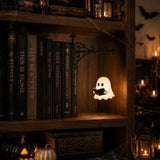 Ornate Wrought Iron Hanging Bookshelf Light - Image 1