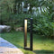 Outdoor Ground Light Modern Aluminum Rectangular Post With Vertical Illumination - Image 2