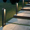 Outdoor Ground Light Modern Aluminum Rectangular Post With Vertical Illumination - Image 3