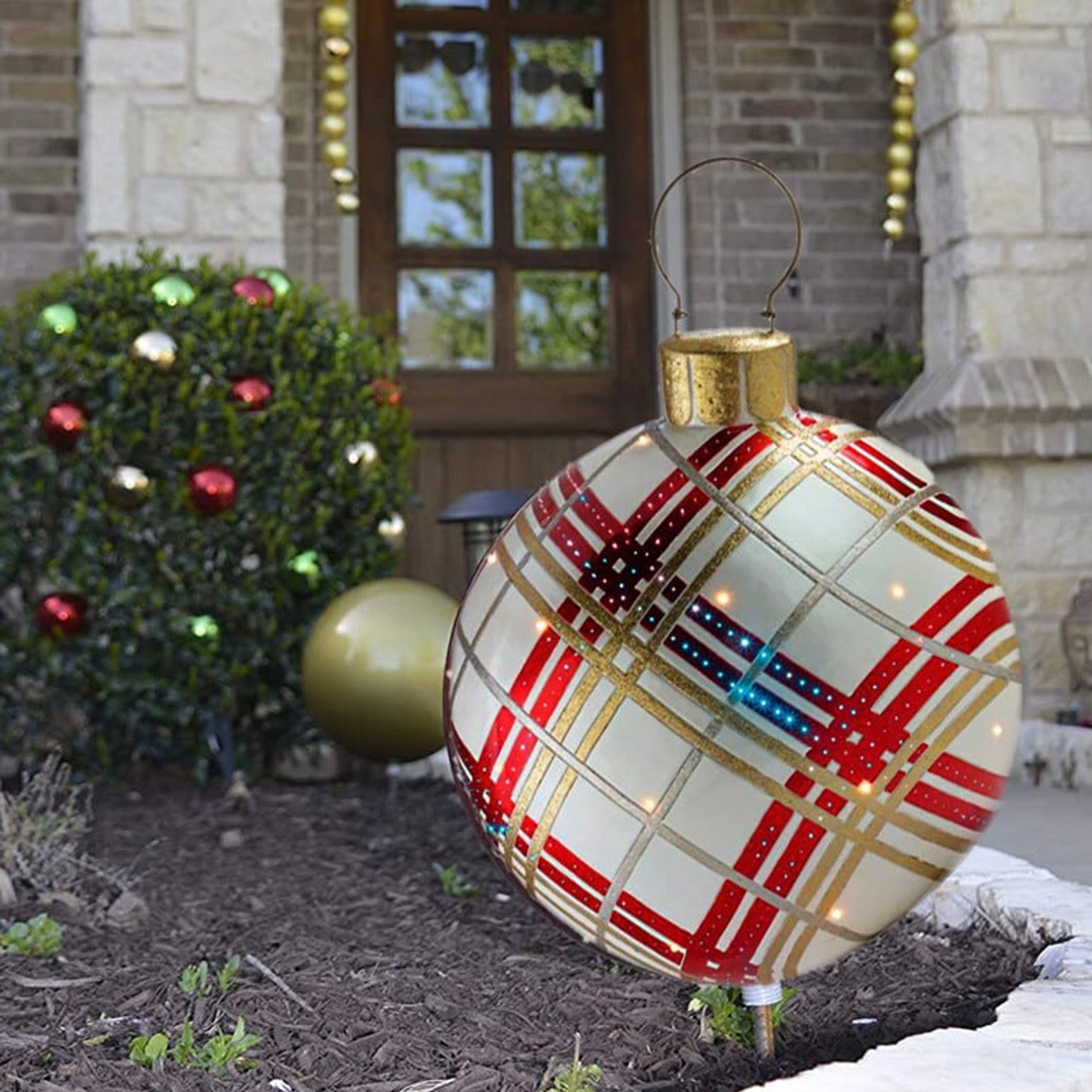 Outdoor PVC Inflatable Christmas Ornament Ball - Image 12