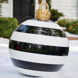 Outdoor PVC Inflatable Christmas Ornament Ball - Image 2