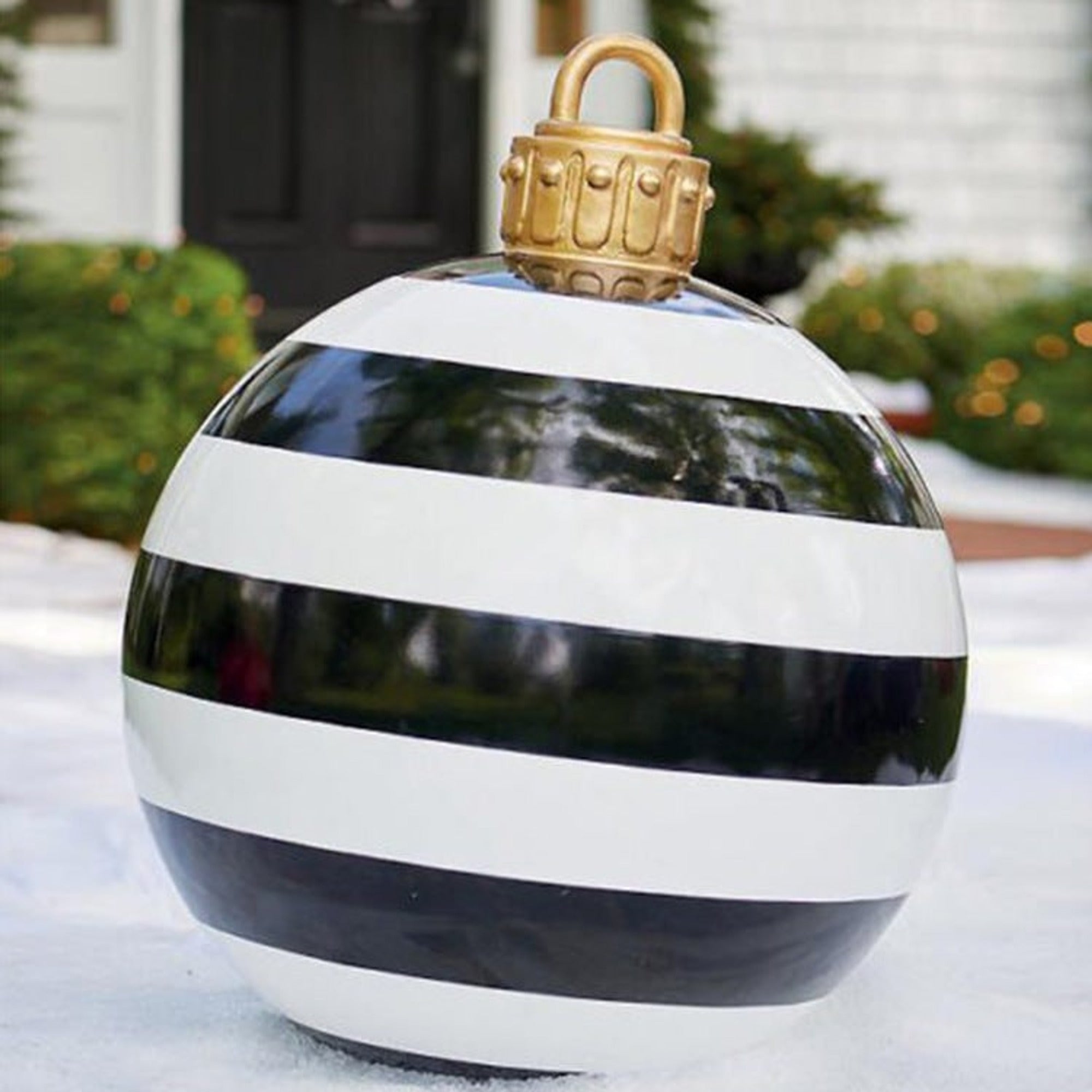 Outdoor PVC Inflatable Christmas Ornament Ball - Image 2