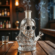 Ozzy Bust Halloween Lanterns & Candlelight Glass Bong Water Pipe Decoration With Removable Bowl - Image 1