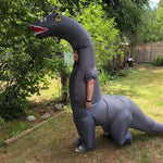 Party Costume Inflatable Dinosaur For Halloween Long Neck Lightweight And Durable - Image 3