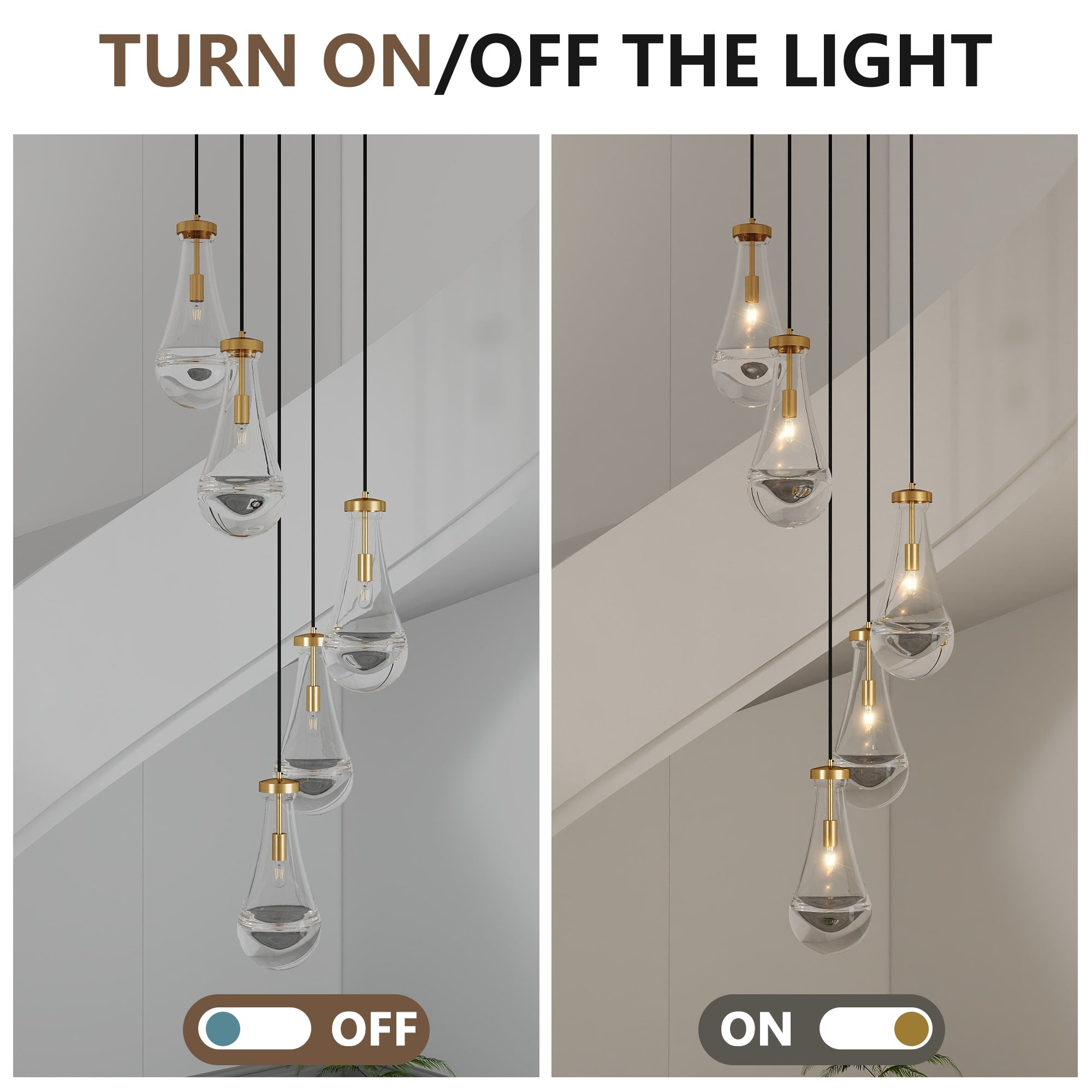 Pendant Light LED White Warm - Image 2