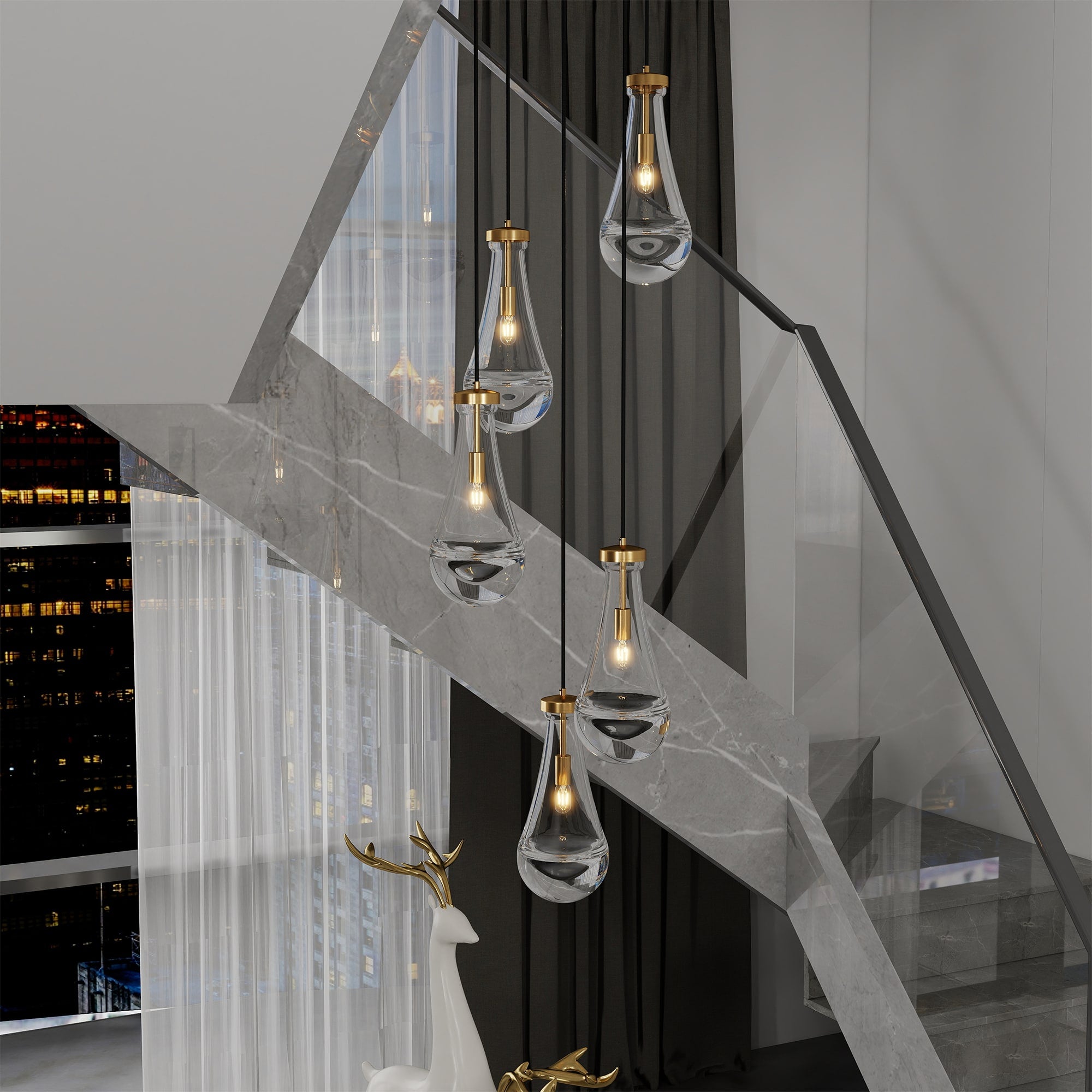Pendant Light LED White Warm - Image 9