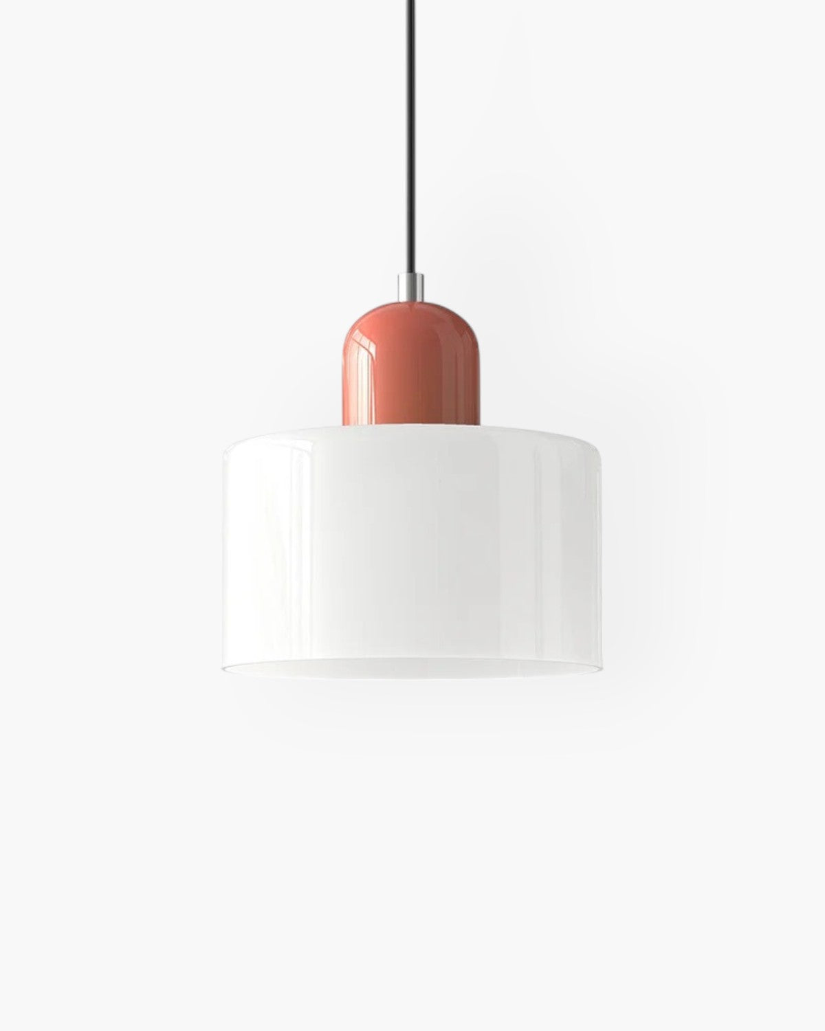 Modern Glass Cylinder Pendant 1-Light Lasson Living