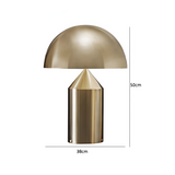 Nordic Brass Dome LED Table Lamp 3-Light Lasson Living