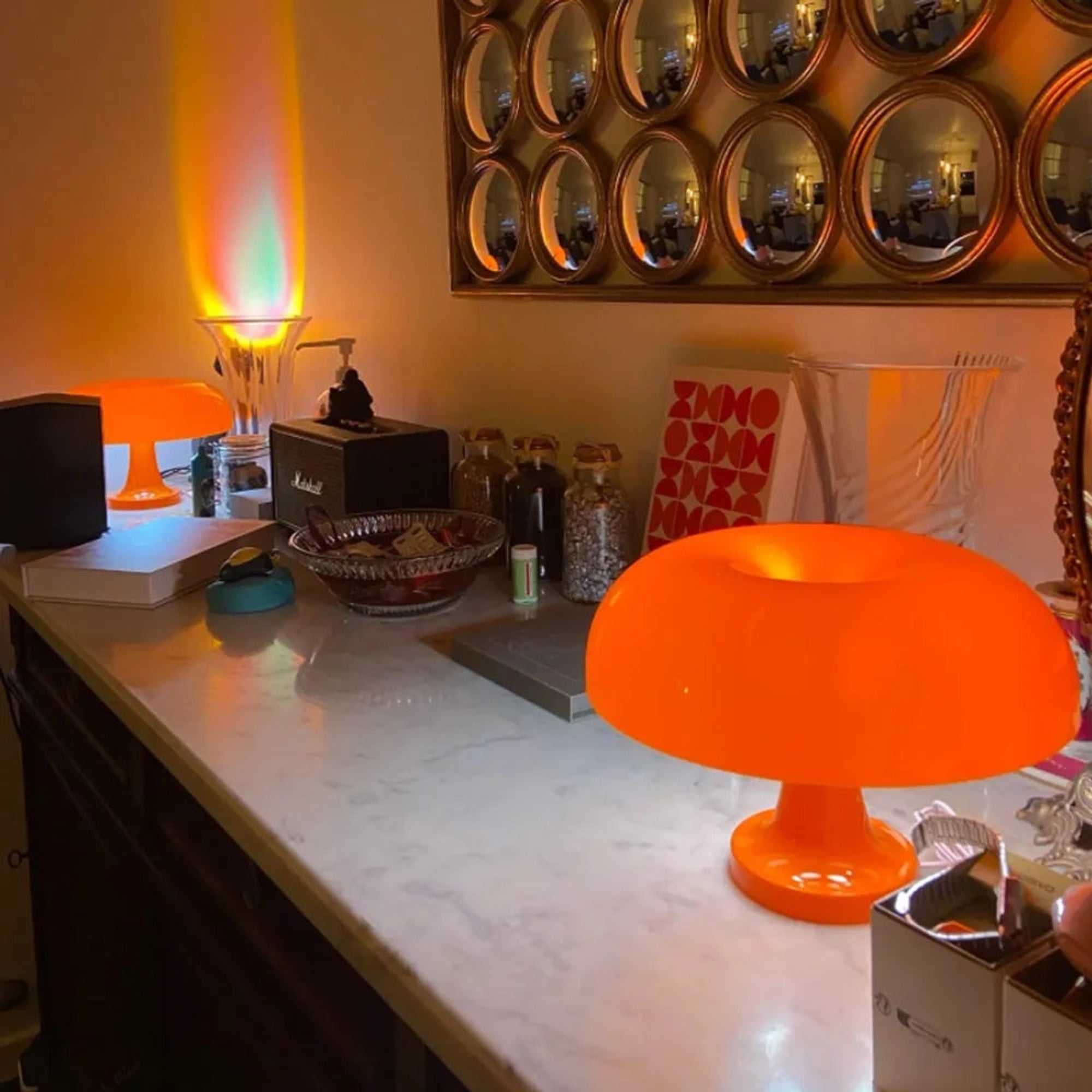 Plastic LED Mushroom Lamps With Desk And Table Use - Image 6