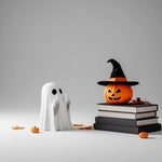 Plastic Middle Finger Gesture Halloween Table Decorations Ghost Figurine - Image 4