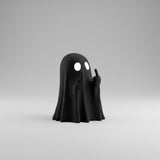 Plastic Middle Finger Gesture Halloween Table Decorations Ghost Figurine - Image 2