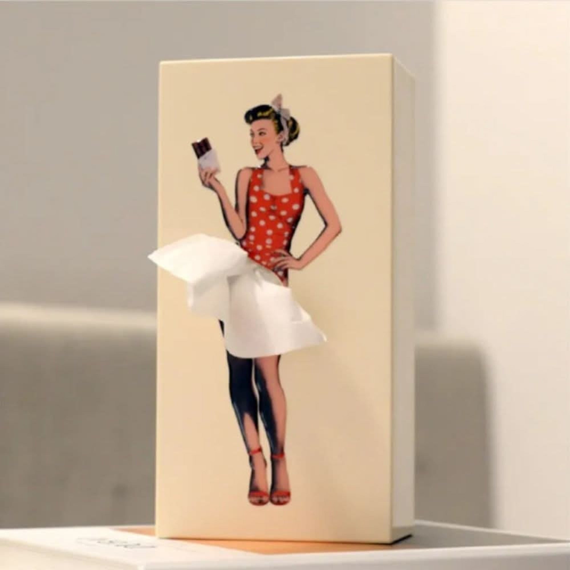Playful Interactive Plastic Tissue Box Holder For Stylish Everyday Storage - Image 5