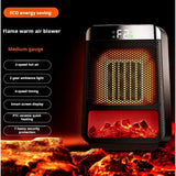 Plug-In Ptc Ceramic Flame Effect Heater With 3-Second Heat - Image 8