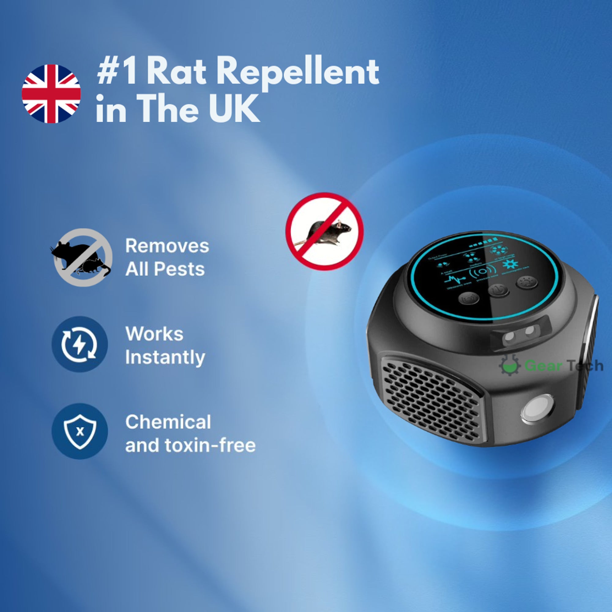 Plug-In Ultrasonic Repellent For Rodents Silent Pest Repeller For Home And Garden Use - Image 18