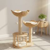 Plush Three Tier Cat Tree - Image 1
