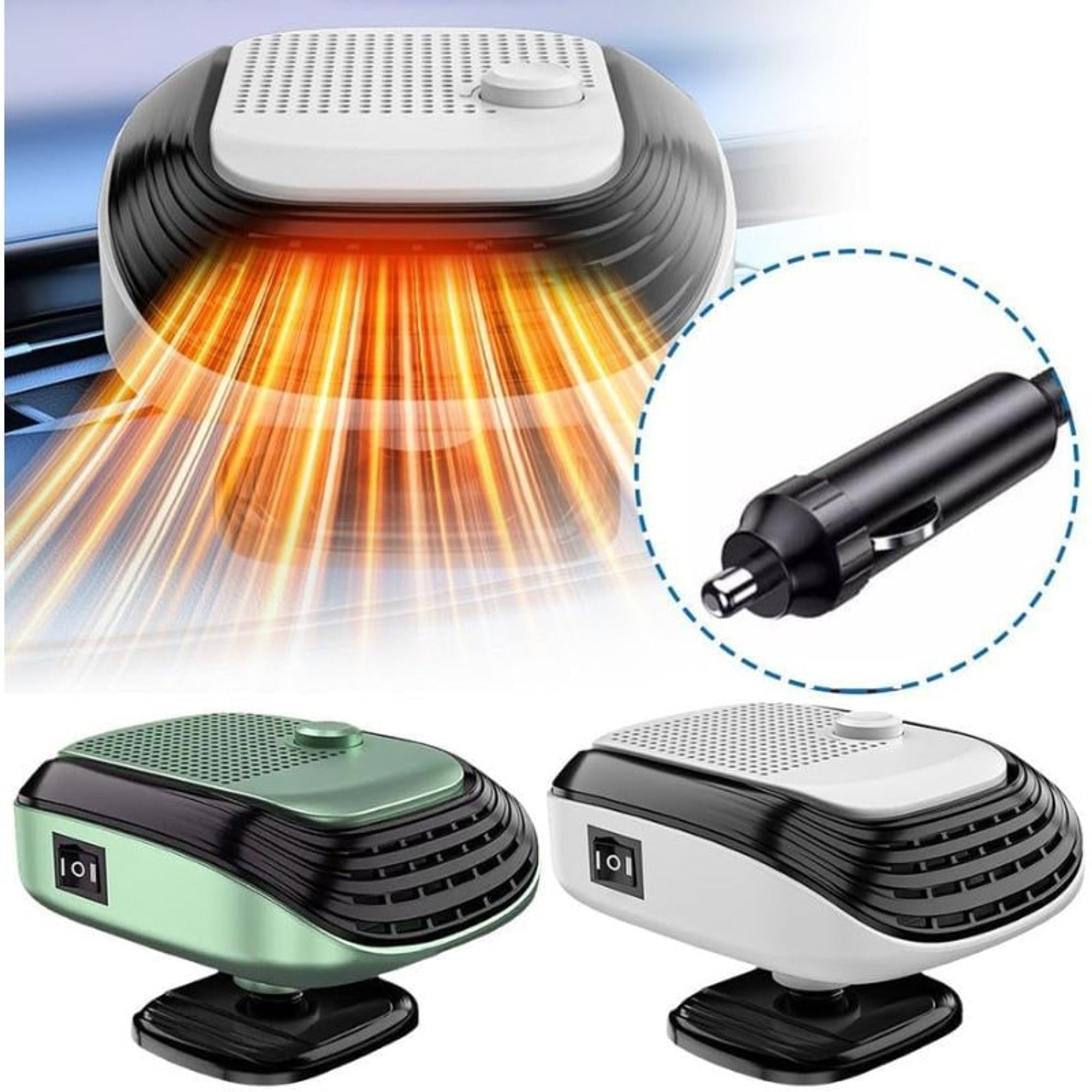 Portable Auto Heater Plug-In For Winter Comfort With Quick Warmth - Image 1