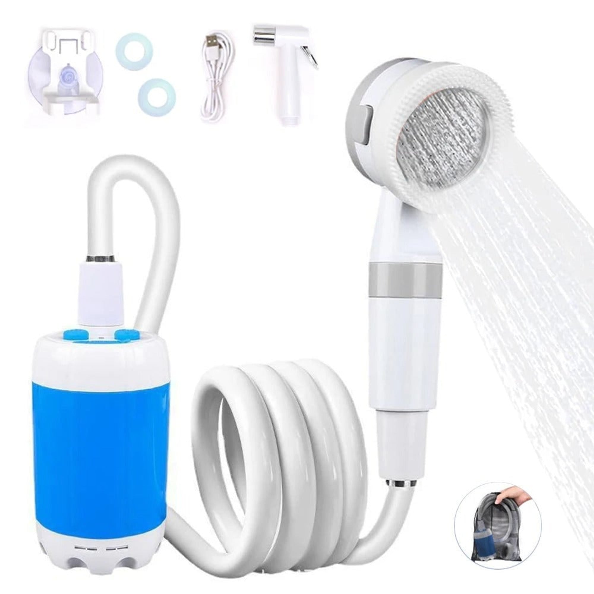 Portable Camp Shower With 4000mAh Battery And Two Water Flow Modes - Image 1