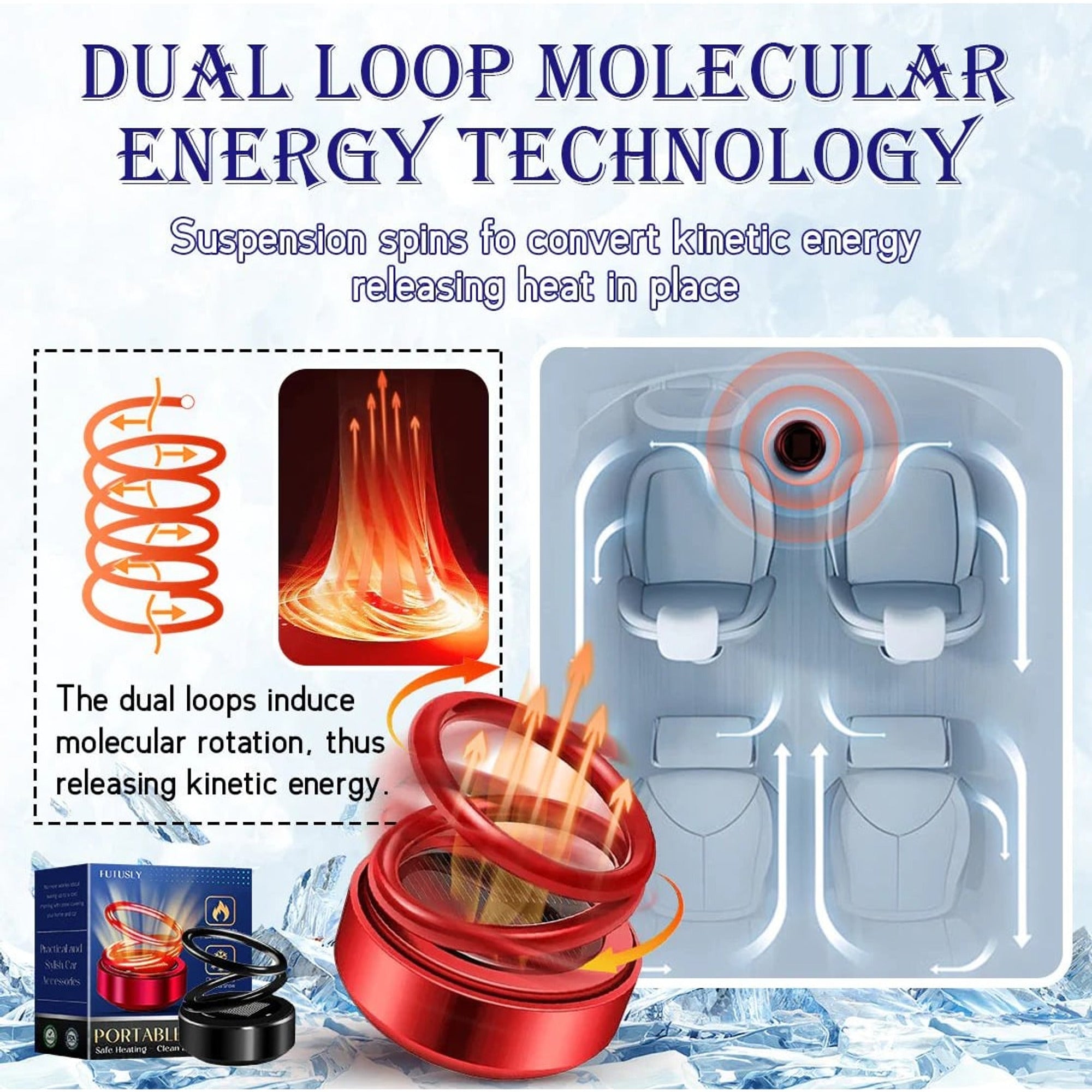 Portable Car Heater Solar Powered Automatic Saves On Electricity Bills - Image 8