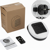 Portable Electric Heater 600w Compact Fast Heating Device With Remote Control For Energy-Efficient Warmth In Any Room - Image 5