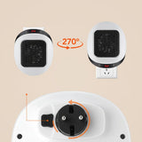 Portable Electric Heater 600w Compact Fast Heating Device With Remote Control For Energy-Efficient Warmth In Any Room - Image 3