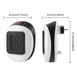Portable Electric Heater 600w Compact Fast Heating Device With Remote Control For Energy-Efficient Warmth In Any Room - Image 14