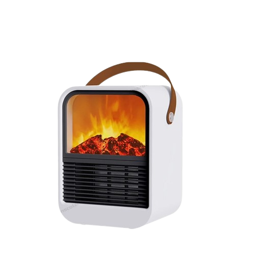 Portable Electric Heater Delivers Instant Warmth With Flame Ambiance For Desk Or Room - Image 8
