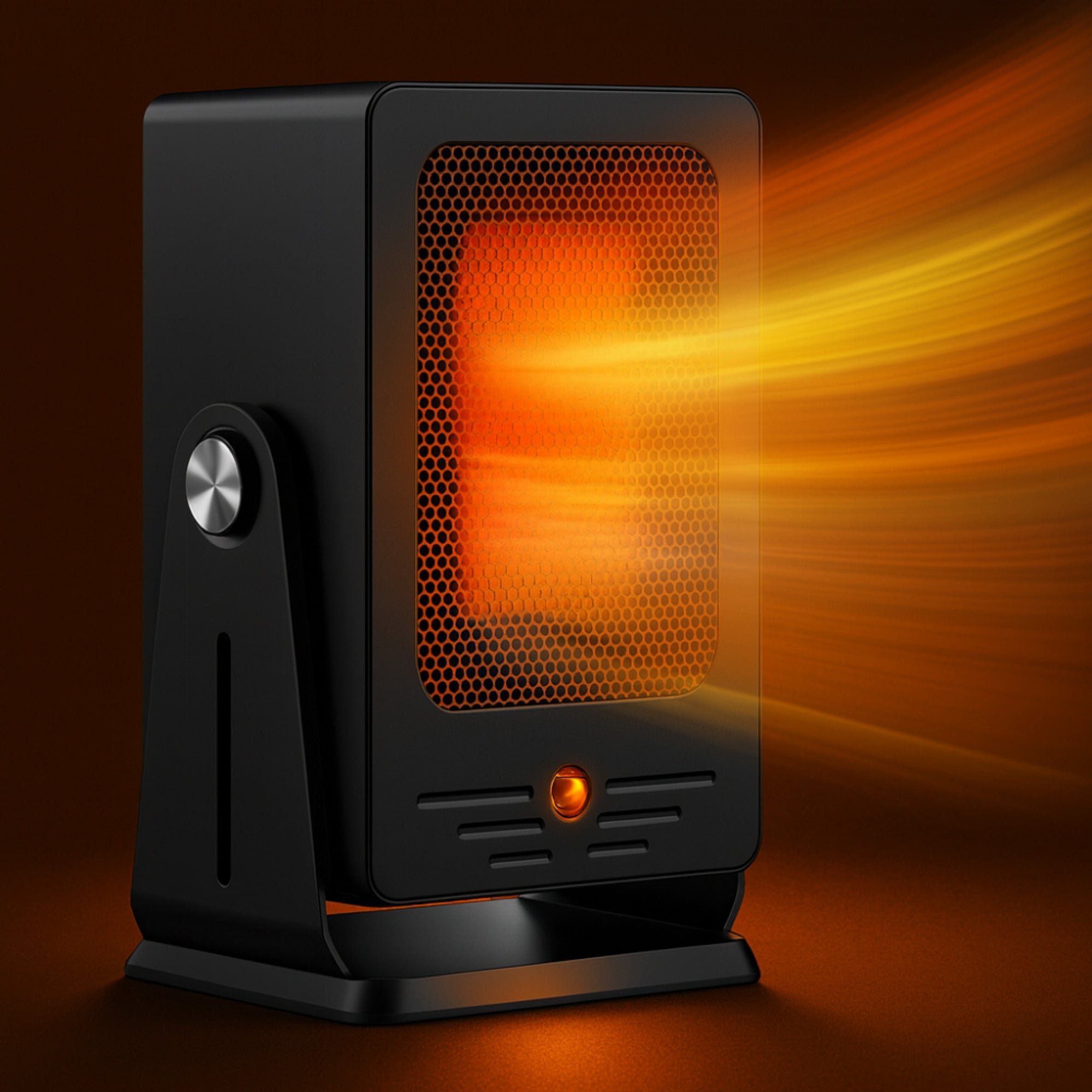 Portable Electric Heater With Adjustable Thermostat Fast Convection Heating And Overheating Protection - Image 1
