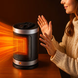 Portable Electric Heater With Adjustable Thermostat Fast Convection Heating And Overheating Protection - Image 4