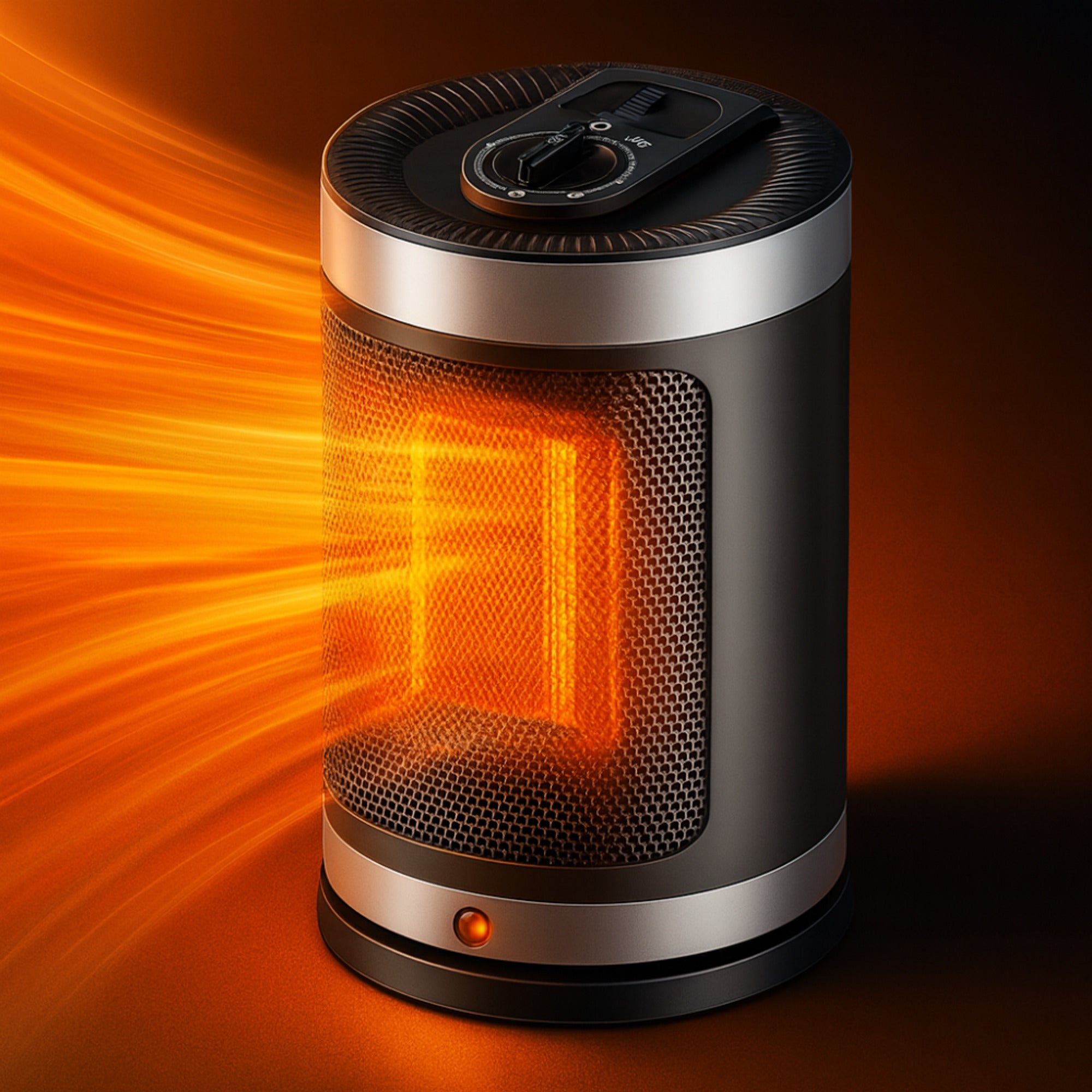 Portable Electric Heater With Adjustable Thermostat Fast Convection Heating And Overheating Protection - Image 5