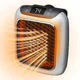 Portable Electric Heater With Thermostat 800 Watts Wall Plug Space Whisper-Quiet Operation 12-Hour Programmable Timer - Image 7