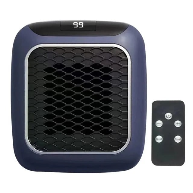 Portable Electric Heater With Thermostat 800 Watts Wall Plug Space Whisper-Quiet Operation 12-Hour Programmable Timer - Image 9