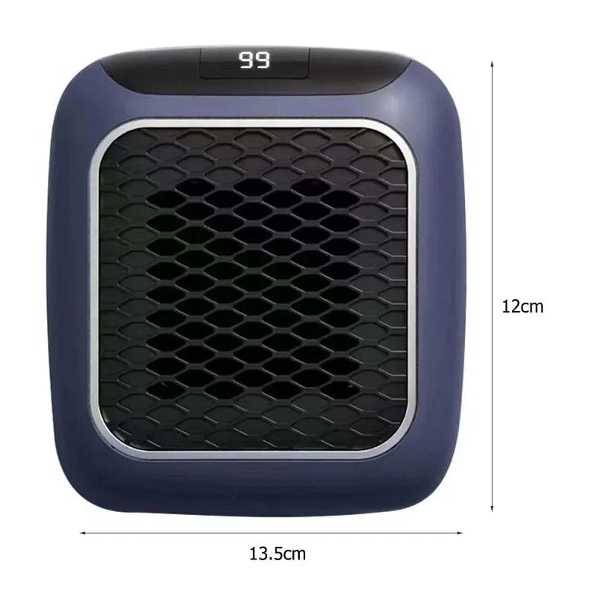 Portable Electric Heater With Thermostat 800 Watts Wall Plug Space Whisper-Quiet Operation 12-Hour Programmable Timer - Image 10
