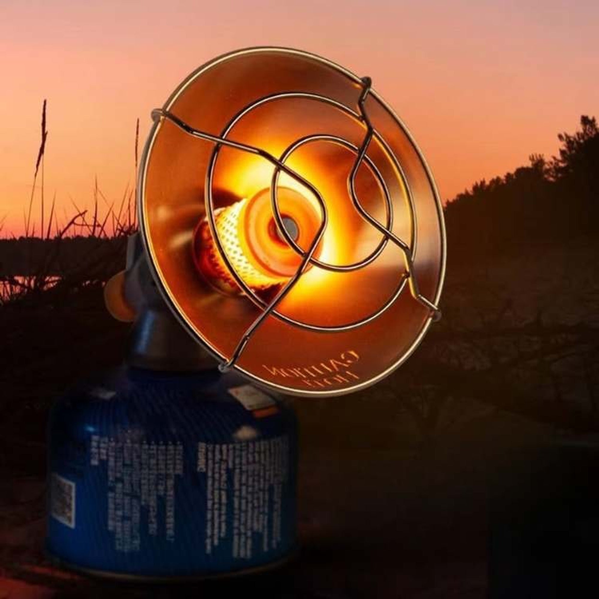 Portable Gas Camping Heater With Push-Button Ignition And Wind-Resistant Ceramic Burner - Image 1