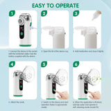 Portable Nebulizer With Ultrafine Mist USB Rechargeable And Whisper-Quiet Operation - Image 6