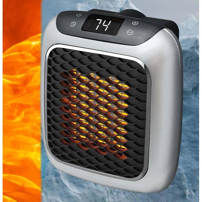 Portable Space Heater Compact Electric Energy Saving Heats Rooms Up To 350 - Image 1