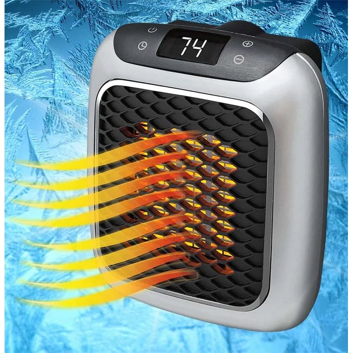Portable Space Heater Compact Electric Energy Saving Heats Rooms Up To 350 - Image 2