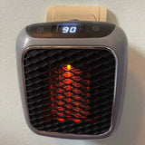 Portable Space Heater Compact Electric Energy Saving Heats Rooms Up To 350 - Image 3