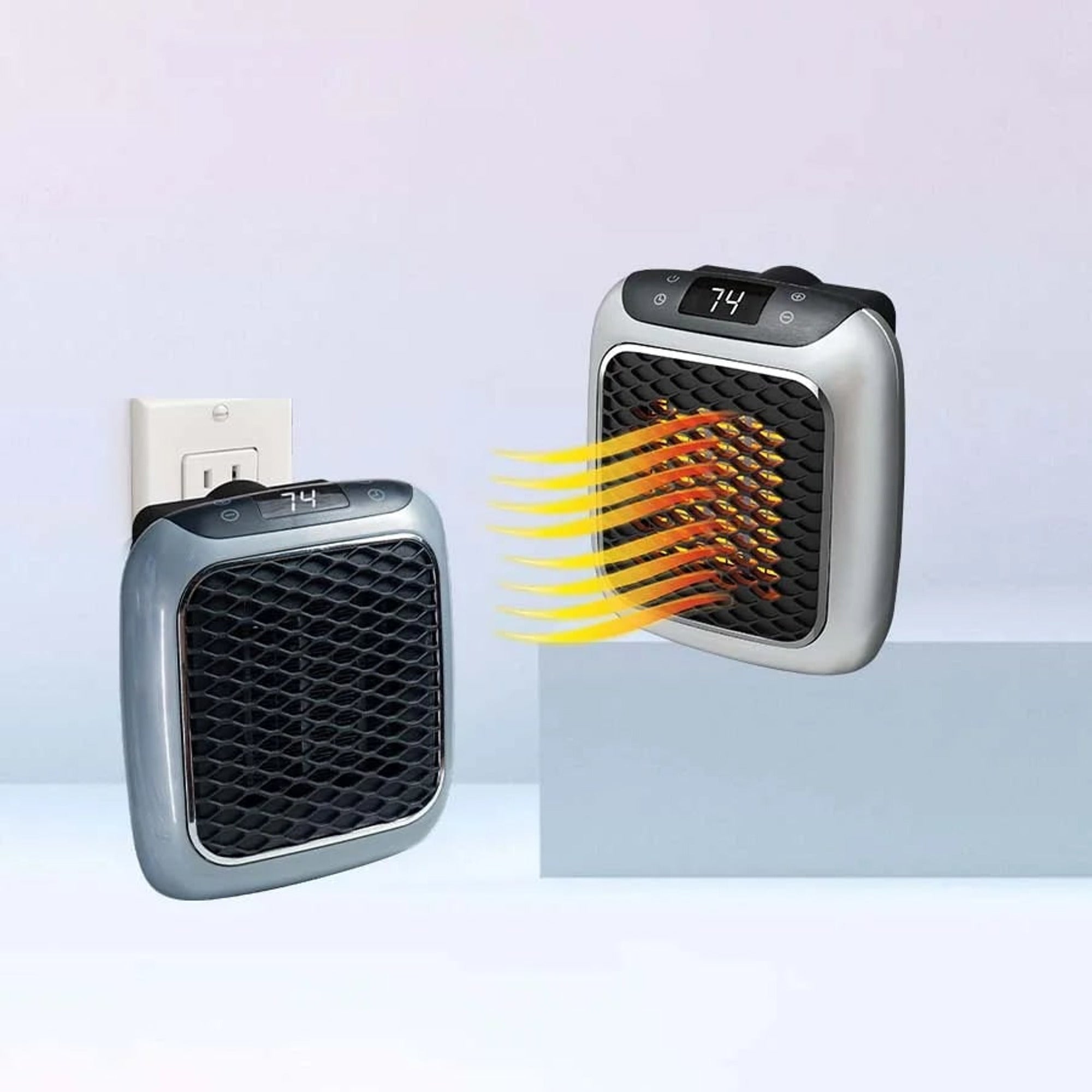 Portable Space Heater Compact Electric Energy Saving Heats Rooms Up To 350 - Image 5