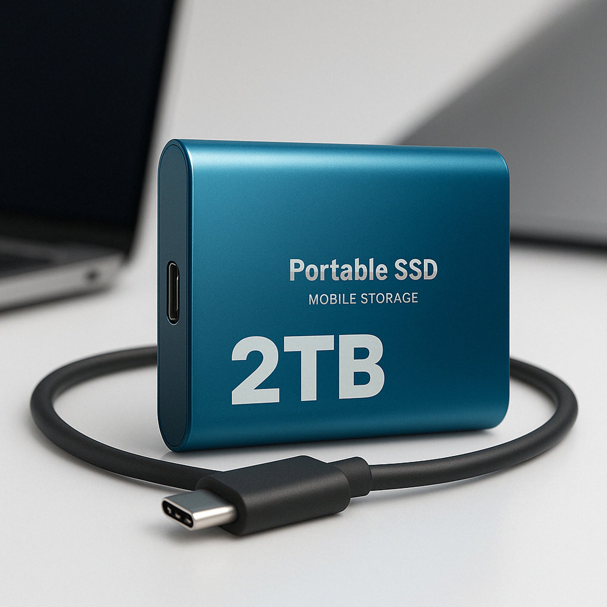 Portable SSD With Usb-C Fast Storage External Disk - Image 4