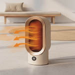 Portable Travel Heater With Ptc Ceramic Technology Compact Lightweight Design For Desk Use Overheat Protection - Image 1
