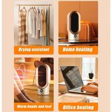 Portable Travel Heater With Ptc Ceramic Technology Compact Lightweight Design For Desk Use Overheat Protection - Image 8