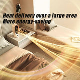 Portable Travel Heater With Ptc Ceramic Technology Compact Lightweight Design For Desk Use Overheat Protection - Image 3