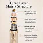 Precision Trimmer For Brows Face And Body Painless 3-in-1 Hair Remover - Image 7