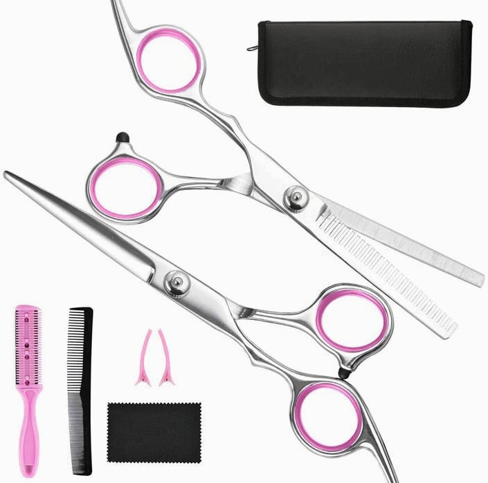 Professional Haircutting Set With Stainless-Steel Scissors And Thinning Shears - Image 7