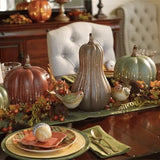 Projection Pumpkin With Hand-Blown Venetian Glass Starry Night Design - Image 8