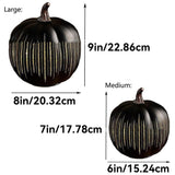 Projection Pumpkin With Hand-Blown Venetian Glass Starry Night Design - Image 9