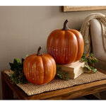 Projection Pumpkin With Hand-Blown Venetian Glass Starry Night Design - Image 2