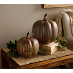 Projection Pumpkin With Hand-Blown Venetian Glass Starry Night Design - Image 5