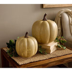 Projection Pumpkin With Hand-Blown Venetian Glass Starry Night Design - Image 6