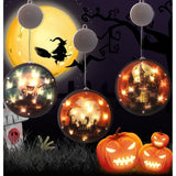 PVC Hanging Halloween Lanterns With Spooky Glow - Image 1